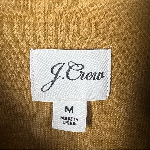 J.CREW Mustard Tan Corduroy Trucker Style Jacket Women's Medium - Picture 4 of 11